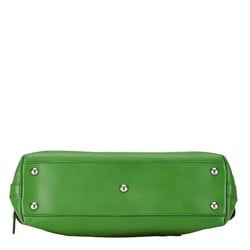 Gucci GG Imprime Handbag 264210 Green Leather Women's GUCCI