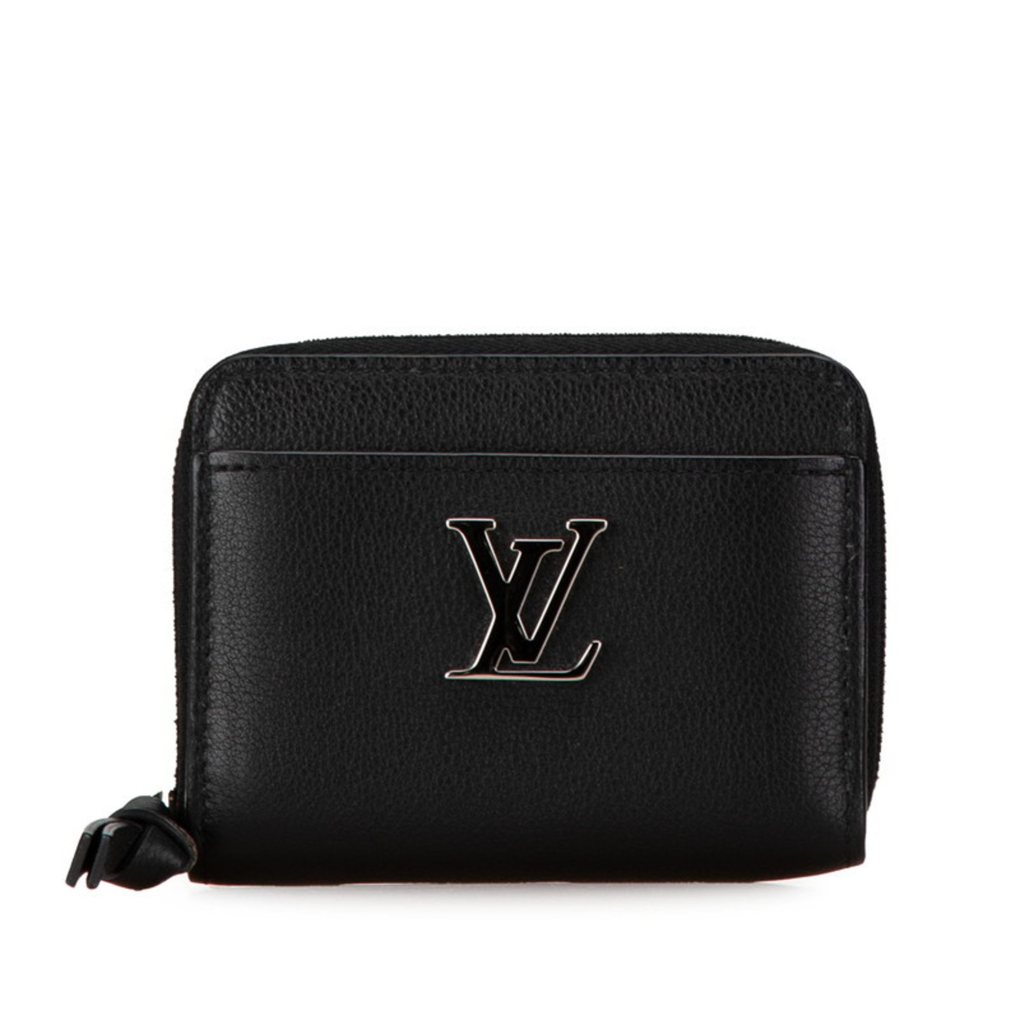 Louis Vuitton Zippy Coin Purse Lock Me Case M80099 Noir Black Leather Women's LOUIS VUITTON