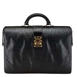 Louis Vuitton Epi Serviette Fermoir Bag M54352 Noir Black Leather Men's LOUIS VUITTON