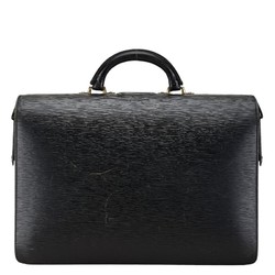 Louis Vuitton Epi Serviette Fermoir Bag M54352 Noir Black Leather Men's LOUIS VUITTON