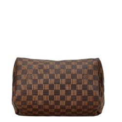 Louis Vuitton Damier Speedy Bandouliere 25 Handbag Shoulder Bag N41181 Brown PVC Leather Women's LOUIS VUITTON