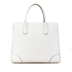 Gucci Bright Diamante Handbag Tote Bag 354230 White PVC Leather Women's GUCCI