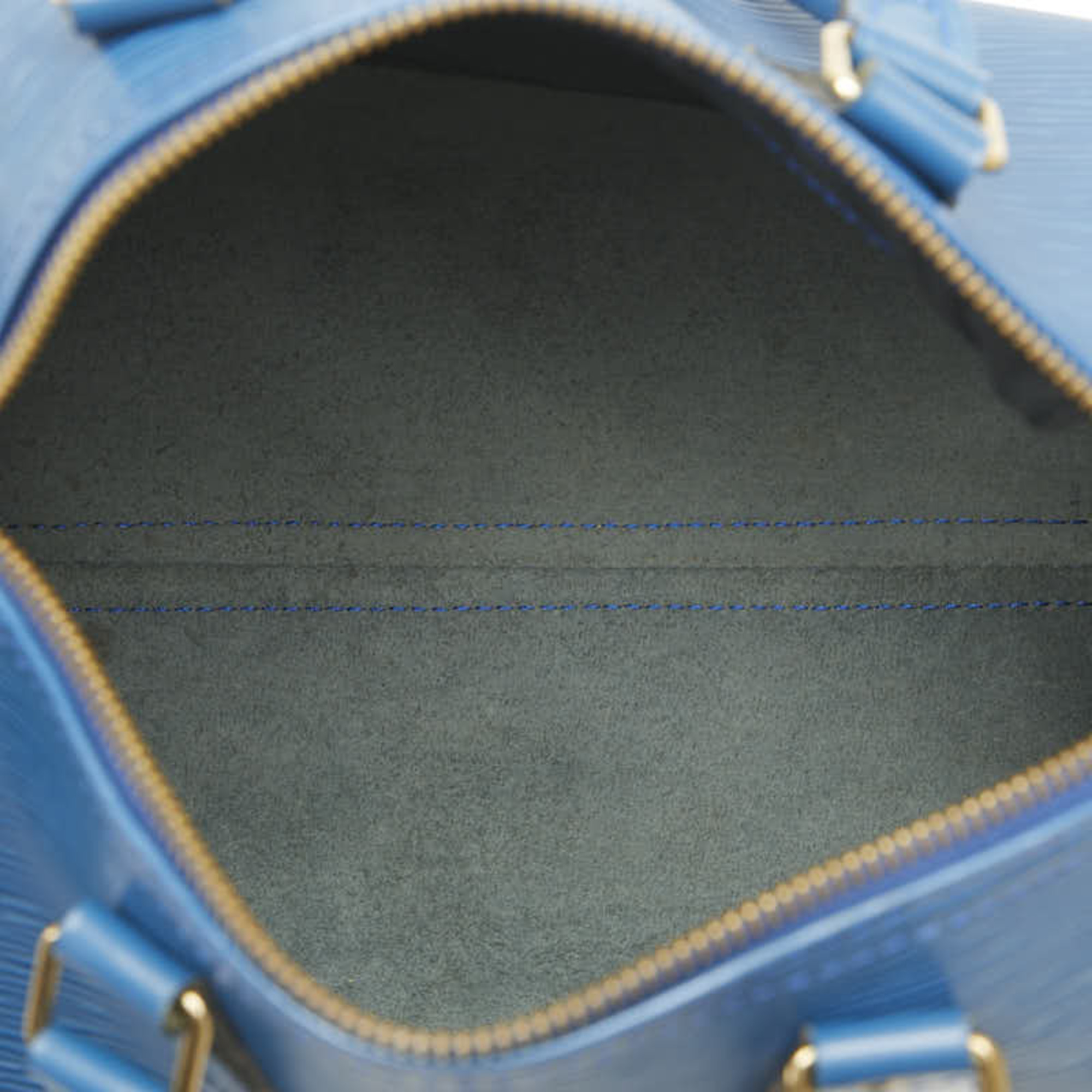 Louis Vuitton Epi Speedy 25 Handbag Boston Bag M43015 Toledo Blue Leather Women's LOUIS VUITTON