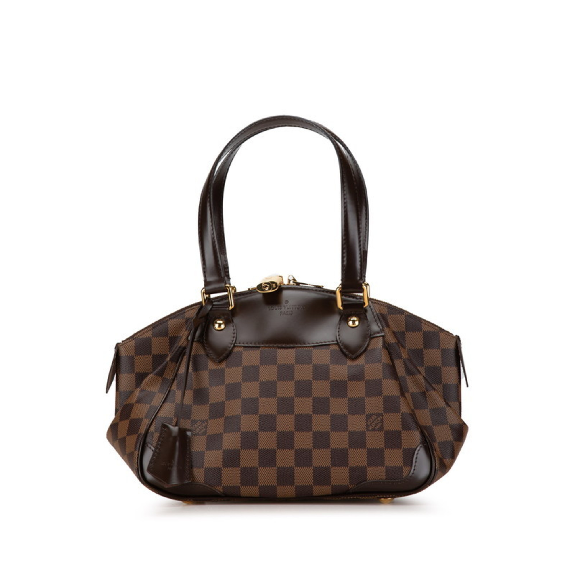 Louis Vuitton Damier Verona PM Handbag N41117 Brown PVC Leather Women's LOUIS VUITTON