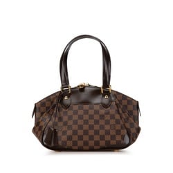 Louis Vuitton Damier Verona PM Handbag N41117 Brown PVC Leather Women's LOUIS VUITTON