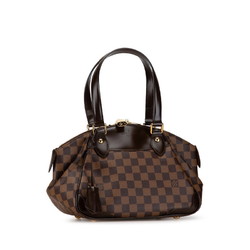 Louis Vuitton Damier Verona PM Handbag N41117 Brown PVC Leather Women's LOUIS VUITTON