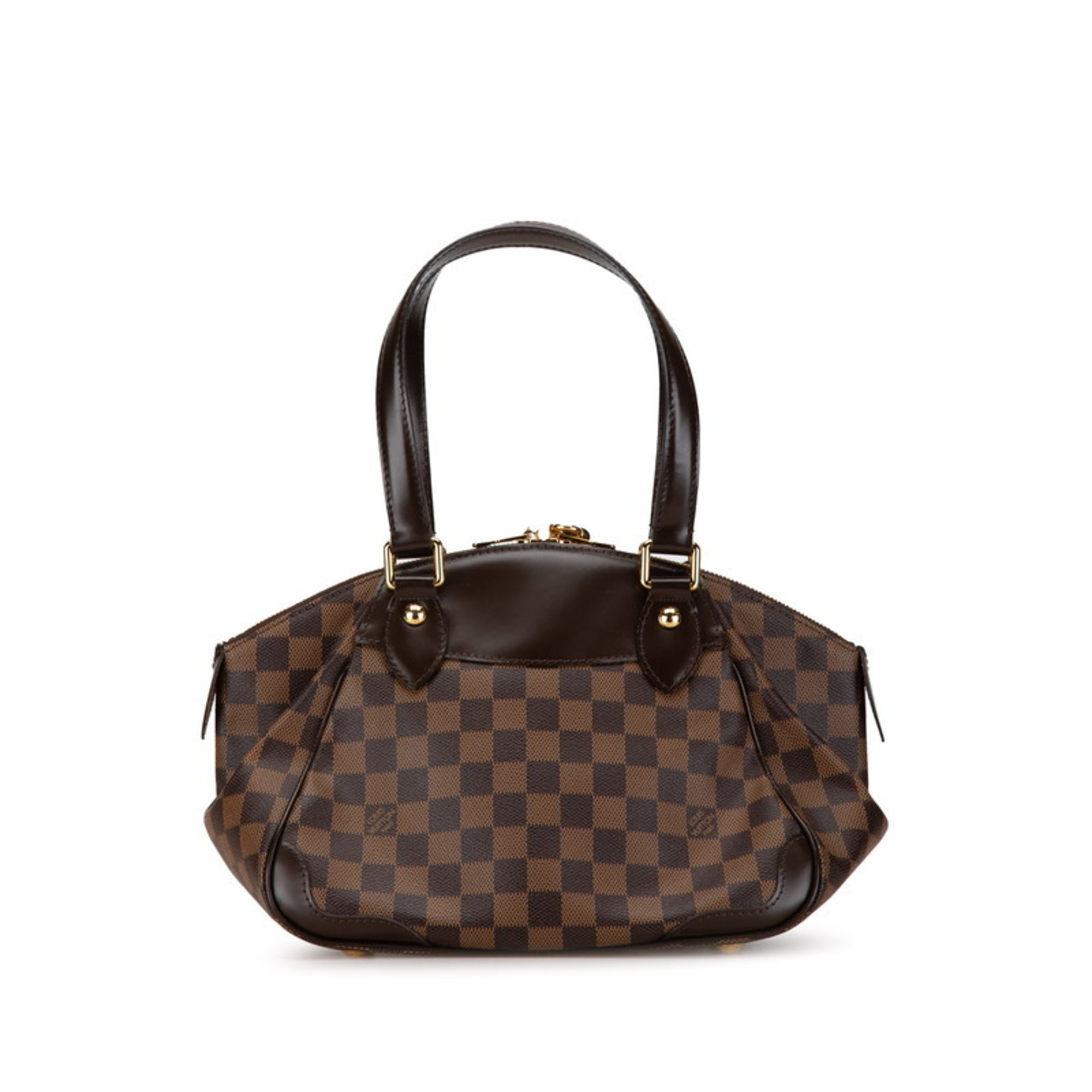 Louis Vuitton Damier Verona PM Handbag N41117 Brown PVC Leather Women's LOUIS VUITTON