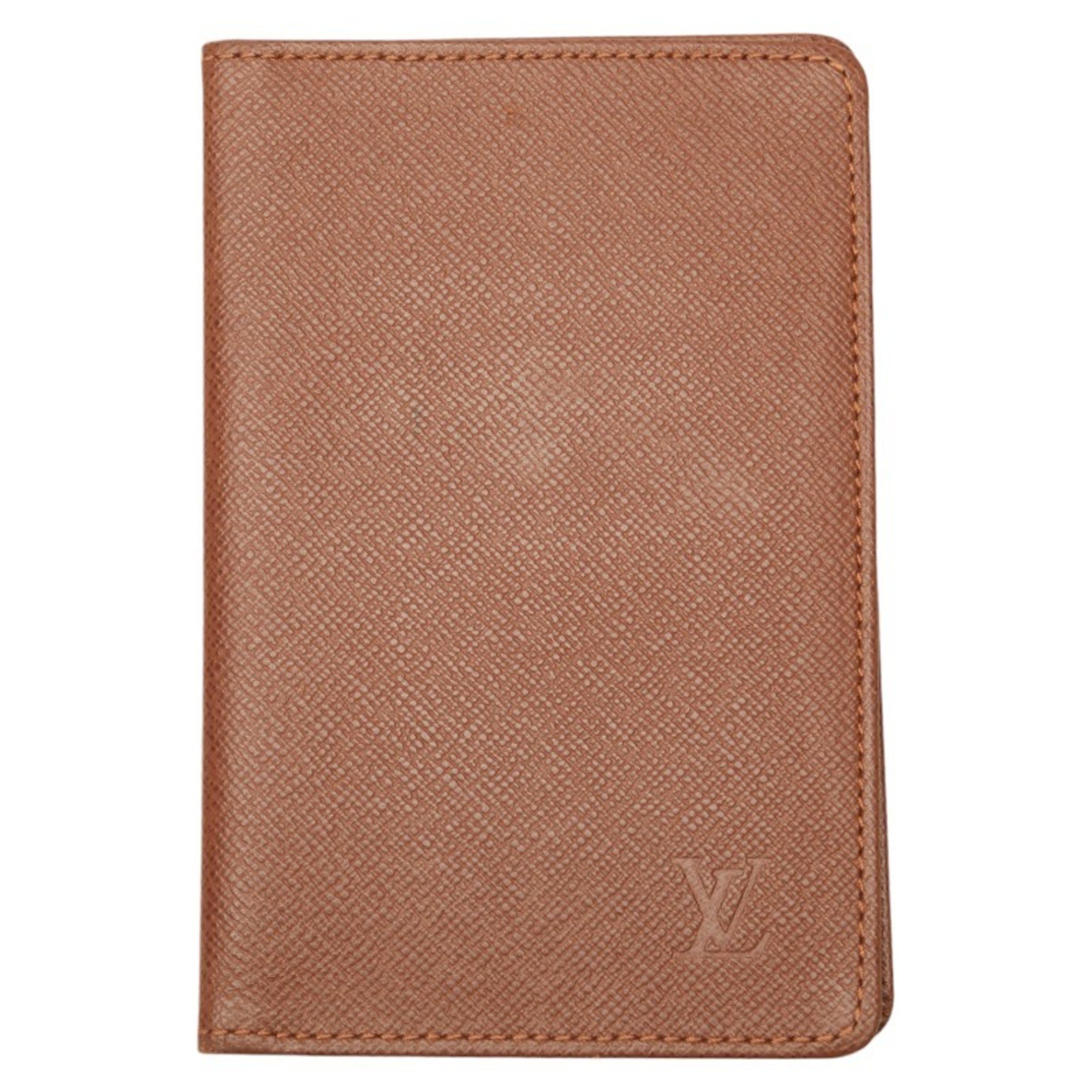 Louis Vuitton Monogram Porte Papier Bi-fold Wallet Compact M61207 Brown PVC Leather Men's LOUIS VUITTON