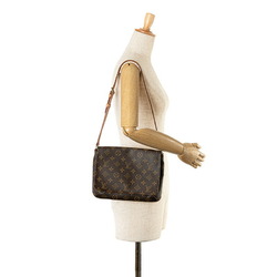 Louis Vuitton Monogram Musette Tango Short Shoulder Bag Handbag M51257 Brown PVC Leather Women's LOUIS VUITTON