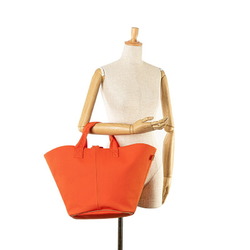 Hermes Panier de Plage PM Handbag Tote Bag Orange Canvas Women's HERMES