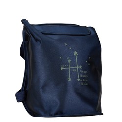 Hermes Sherpa Star Travel Exhibition 1999 Limited Edition Backpack Navy Canvas Leather Women's HERMES