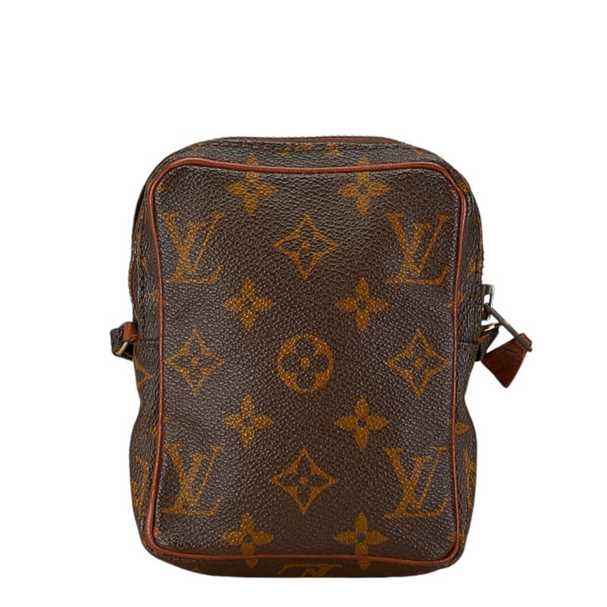 Louis Vuitton Monogram Danube Shoulder Bag M45268 Brown PVC Leather Women's LOUIS VUITTON