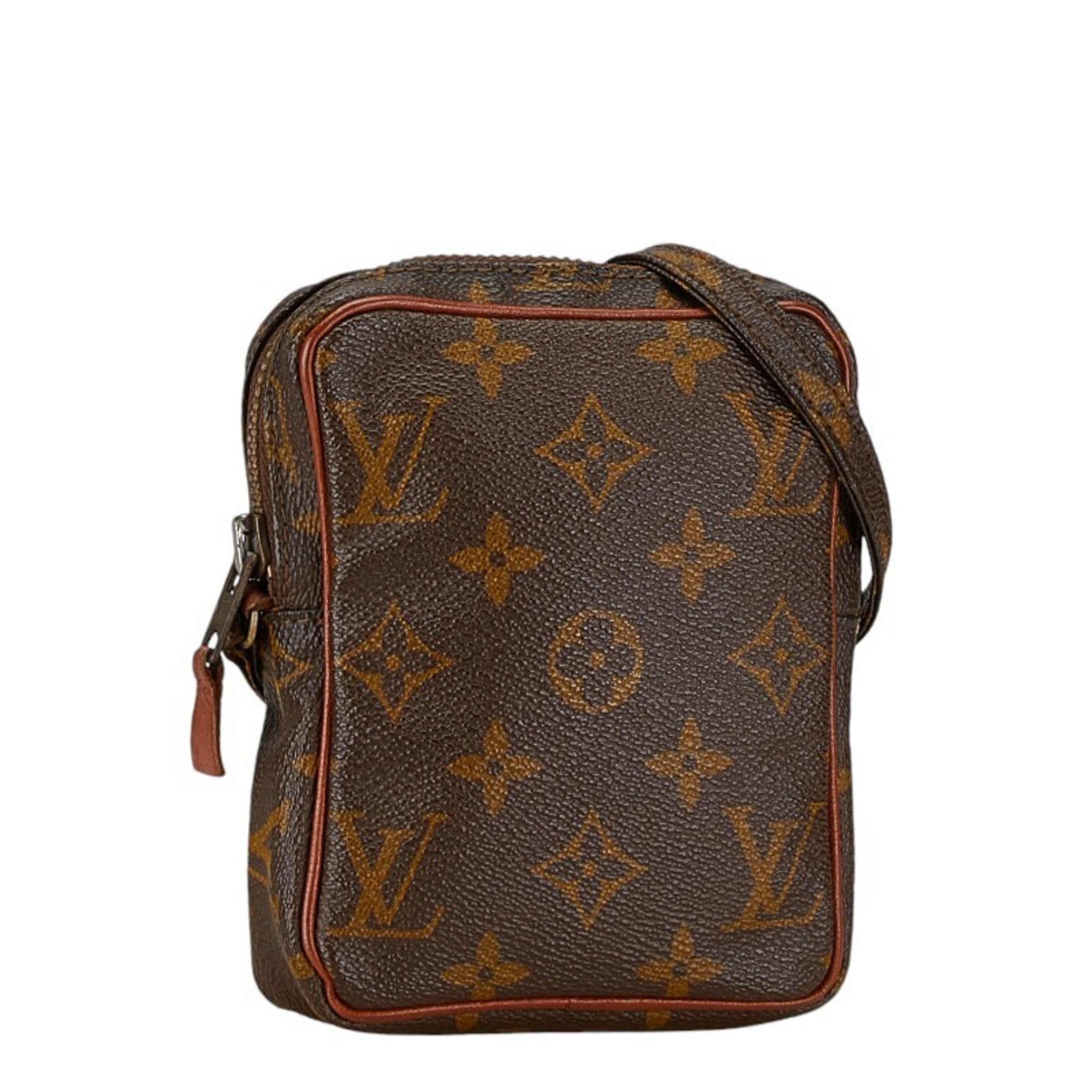 Louis Vuitton Monogram Danube Shoulder Bag M45268 Brown PVC Leather Women's LOUIS VUITTON