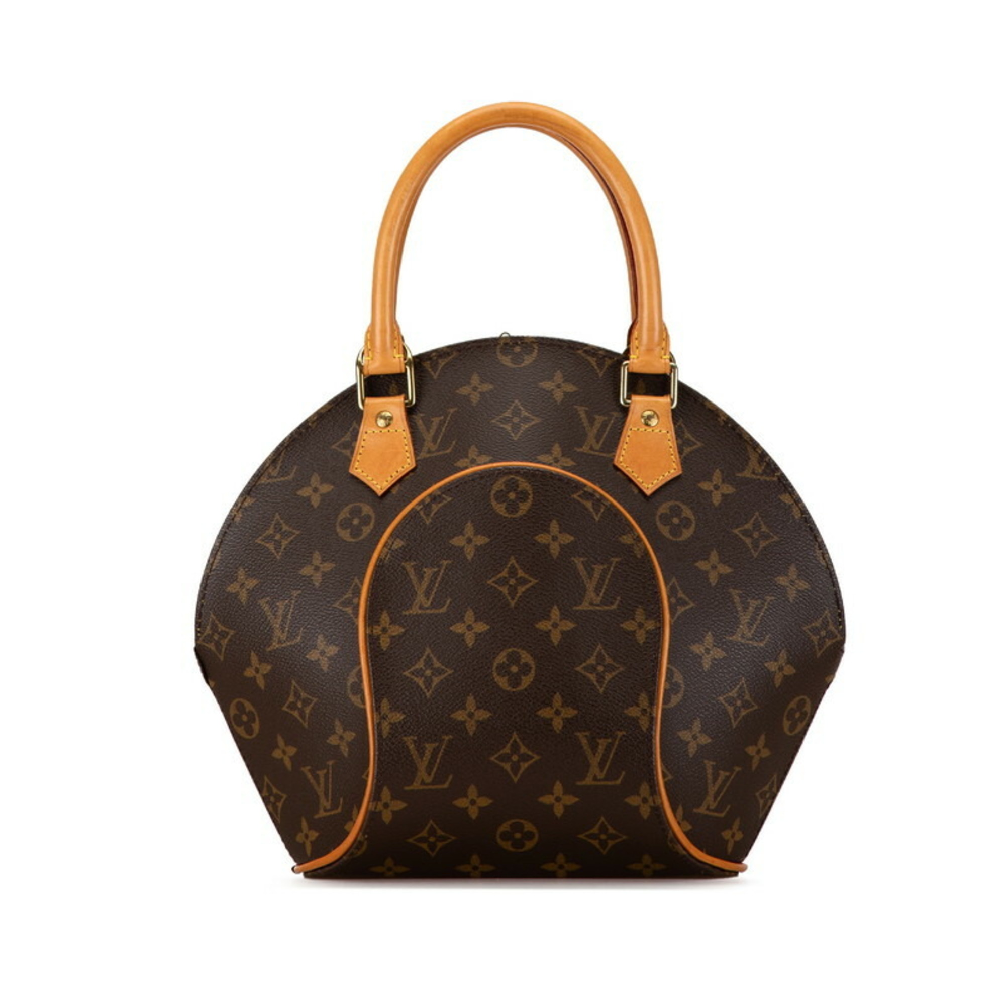 Louis Vuitton Monogram Ellipse PM Handbag M51127 Brown PVC Leather Women's LOUIS VUITTON