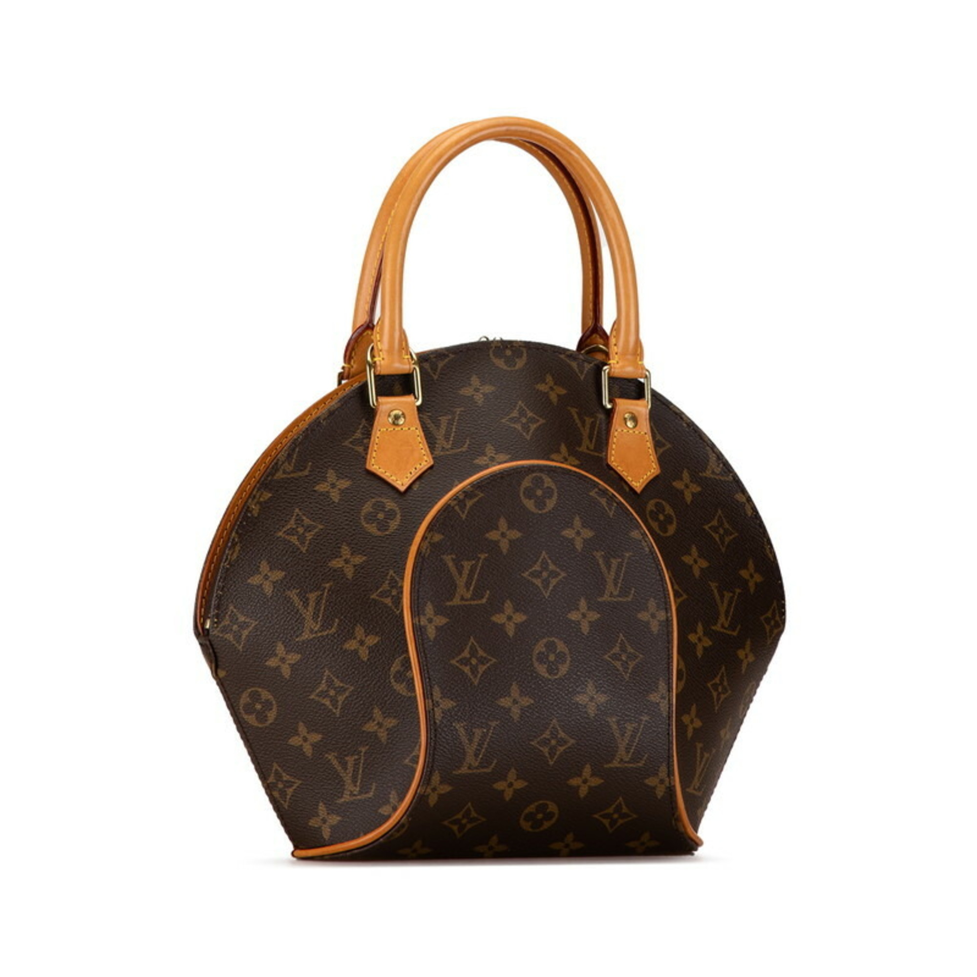 Louis Vuitton Monogram Ellipse PM Handbag M51127 Brown PVC Leather Women's LOUIS VUITTON