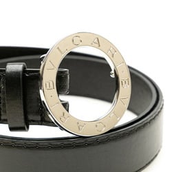 BVLGARI B.zero1 Belt Black Leather Men's