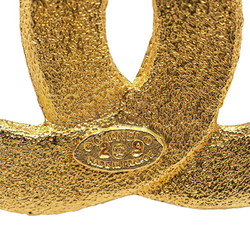 Chanel Large Coco Mark Brooch Gold Plated Women's CHANEL