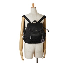 Coach Signature Backpack F16548 Black Canvas Enamel Women's COACH