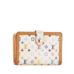 Louis Vuitton Monogram Multicolor Porte Monnaie Bifold Wallet M92987 Multi PVC Leather Women's LOUIS VUITTON