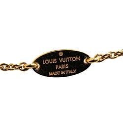 Louis Vuitton Essential V Necklace M61083 Gold Plated Women's LOUIS VUITTON