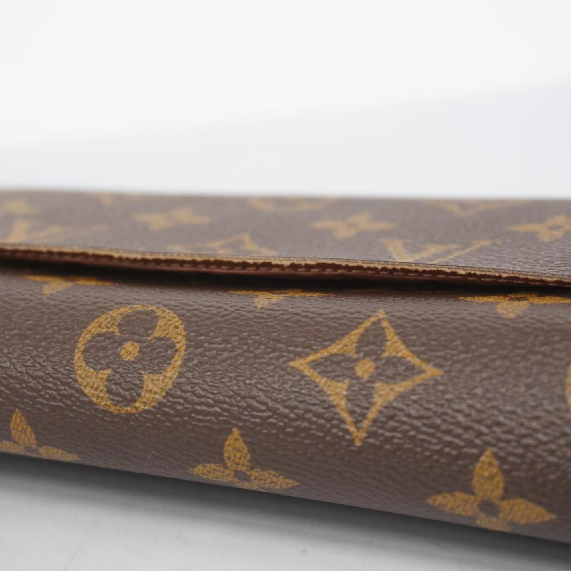 Louis Vuitton Long Wallet Monogram Portefeuille Sarah M60531 Brown Ladies