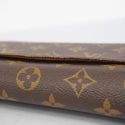 Louis Vuitton Long Wallet Monogram Portefeuille Sarah M60531 Brown Ladies