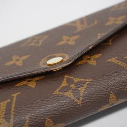 Louis Vuitton Long Wallet Monogram Portefeuille Sarah M60531 Brown Ladies