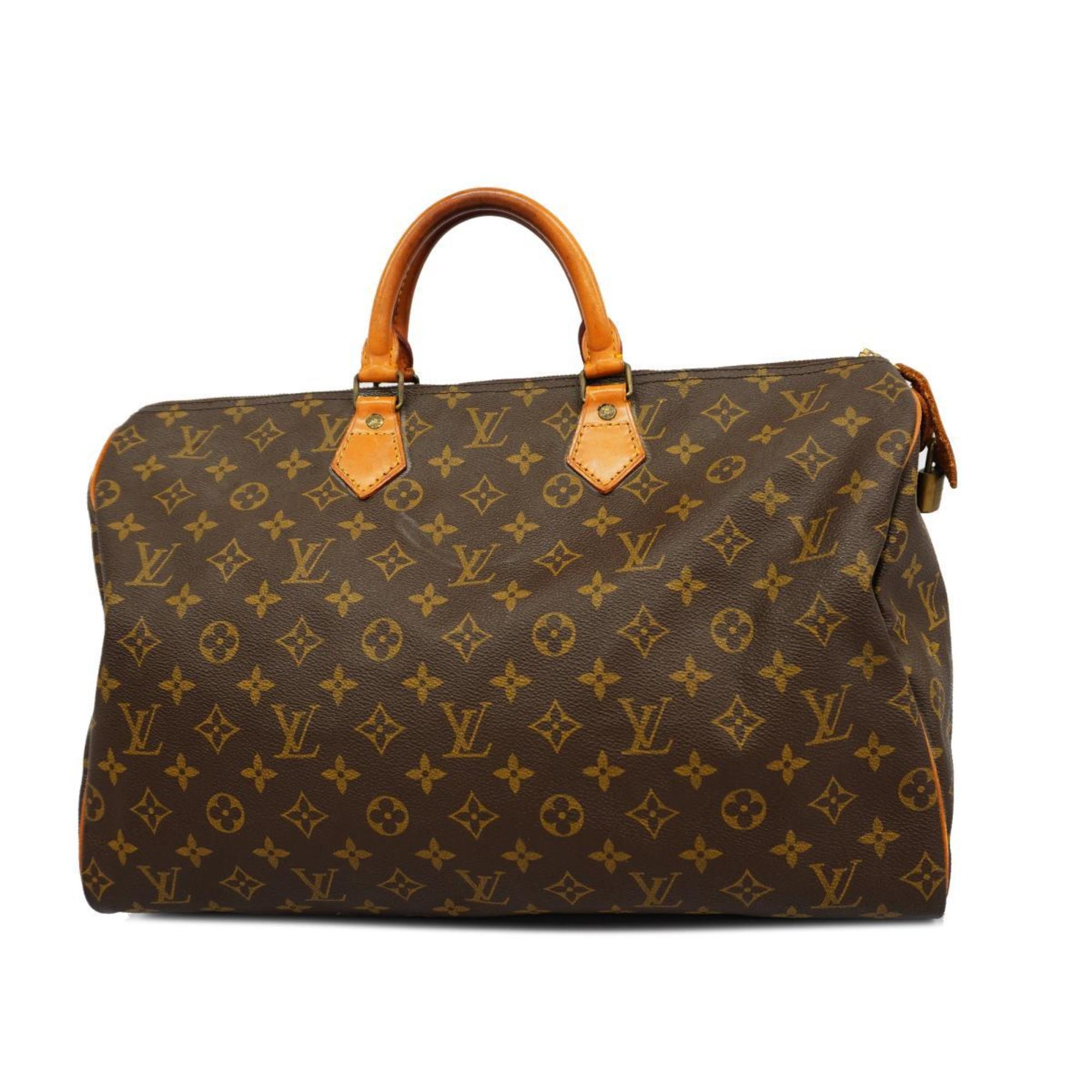 Louis Vuitton Handbag Monogram Speedy 35 M41107 Brown Ladies