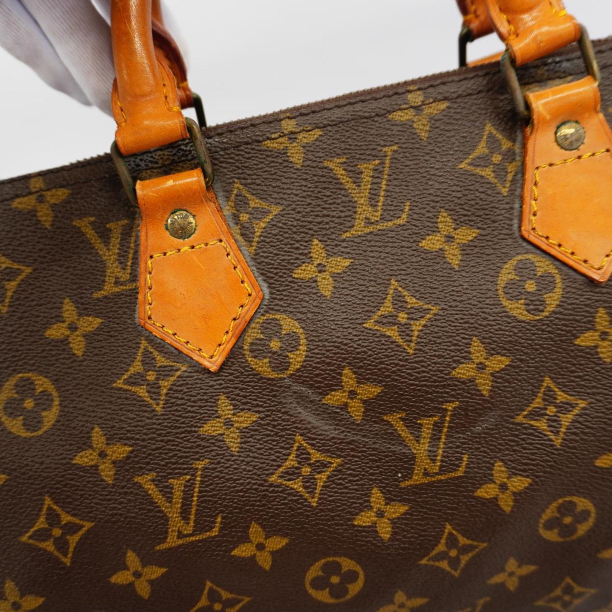 Louis Vuitton Handbag Monogram Speedy 35 M41107 Brown Ladies