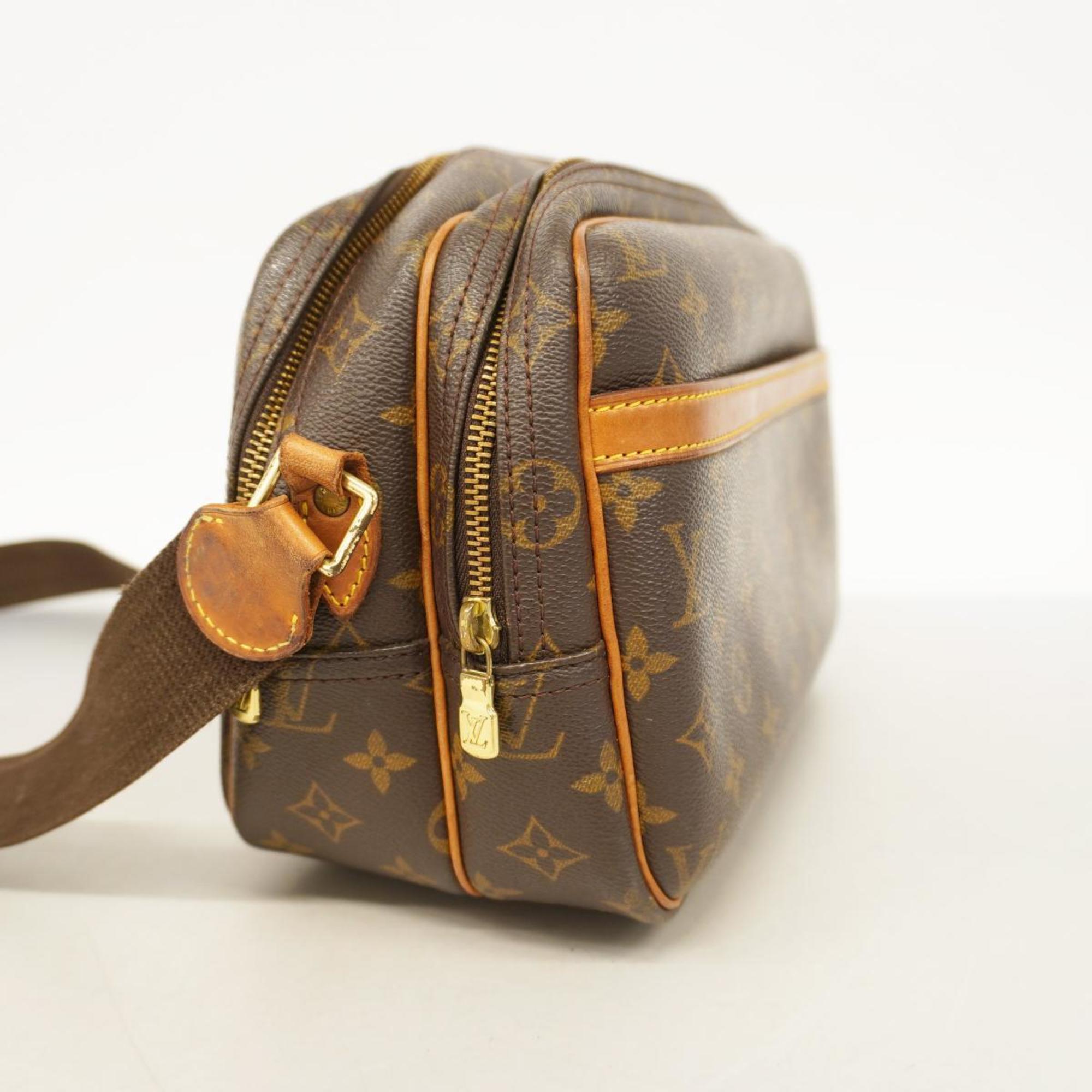 Louis Vuitton Shoulder Bag Monogram Reporter PM M45254 Brown Ladies