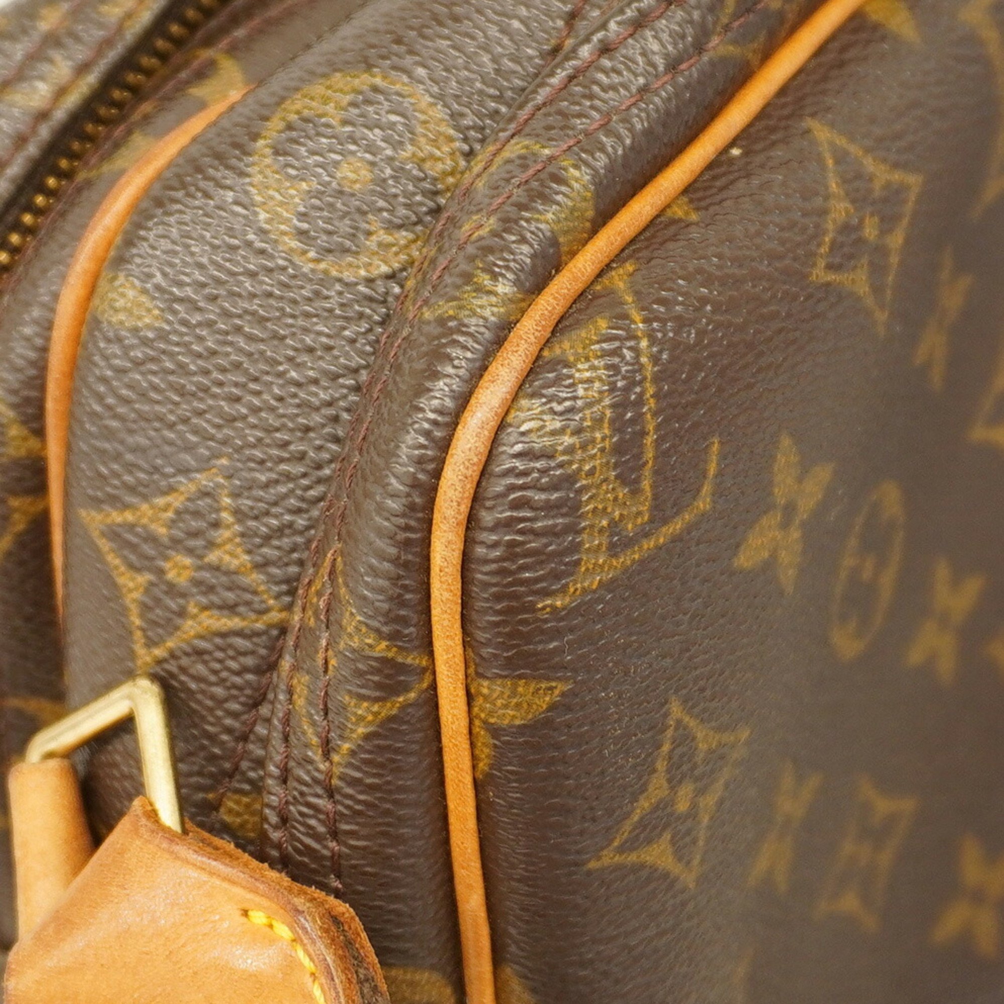 Louis Vuitton Shoulder Bag Monogram Reporter PM M45254 Brown Ladies