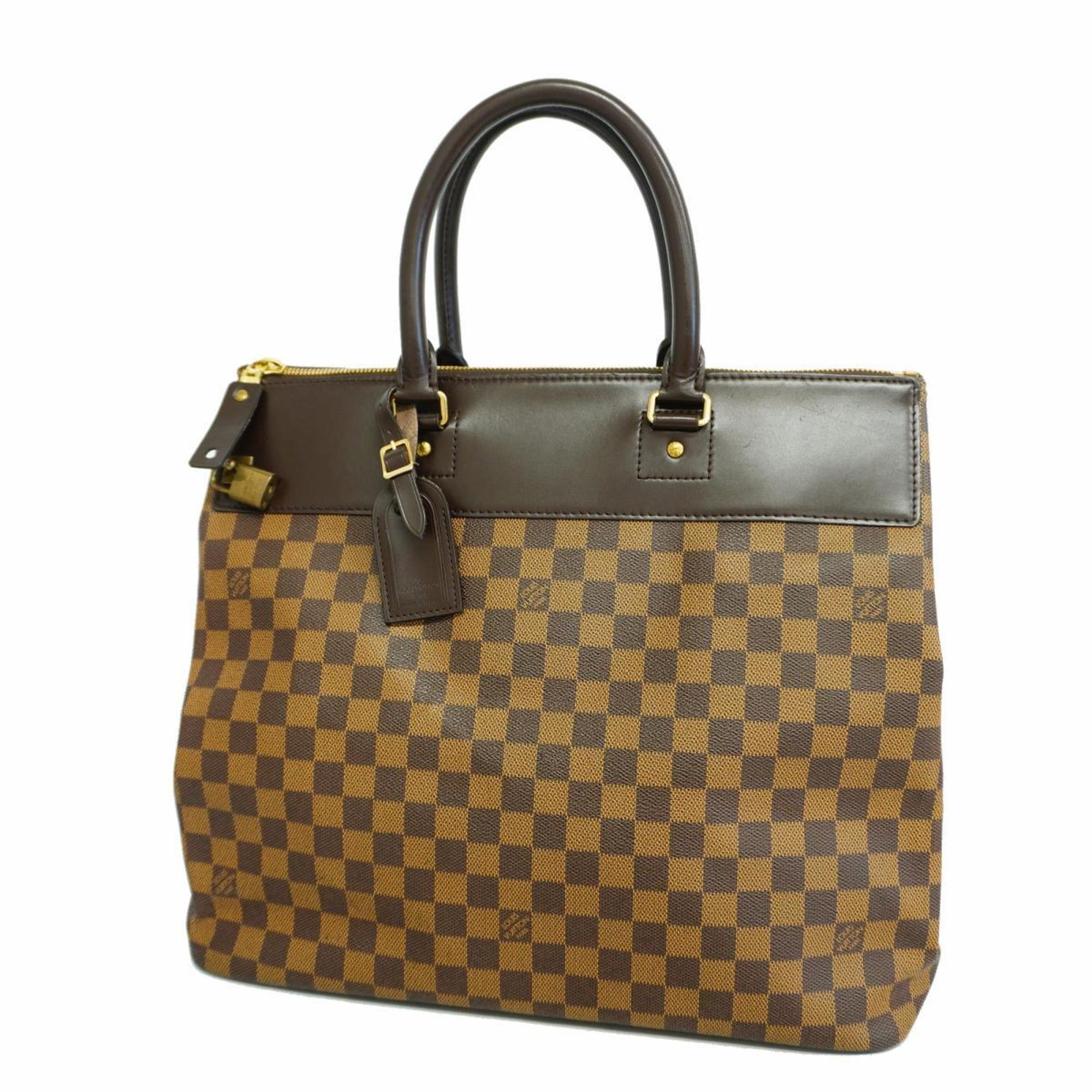 Louis Vuitton Boston Bag Damier Greenwich PM N41165 Ebene Men's Women's