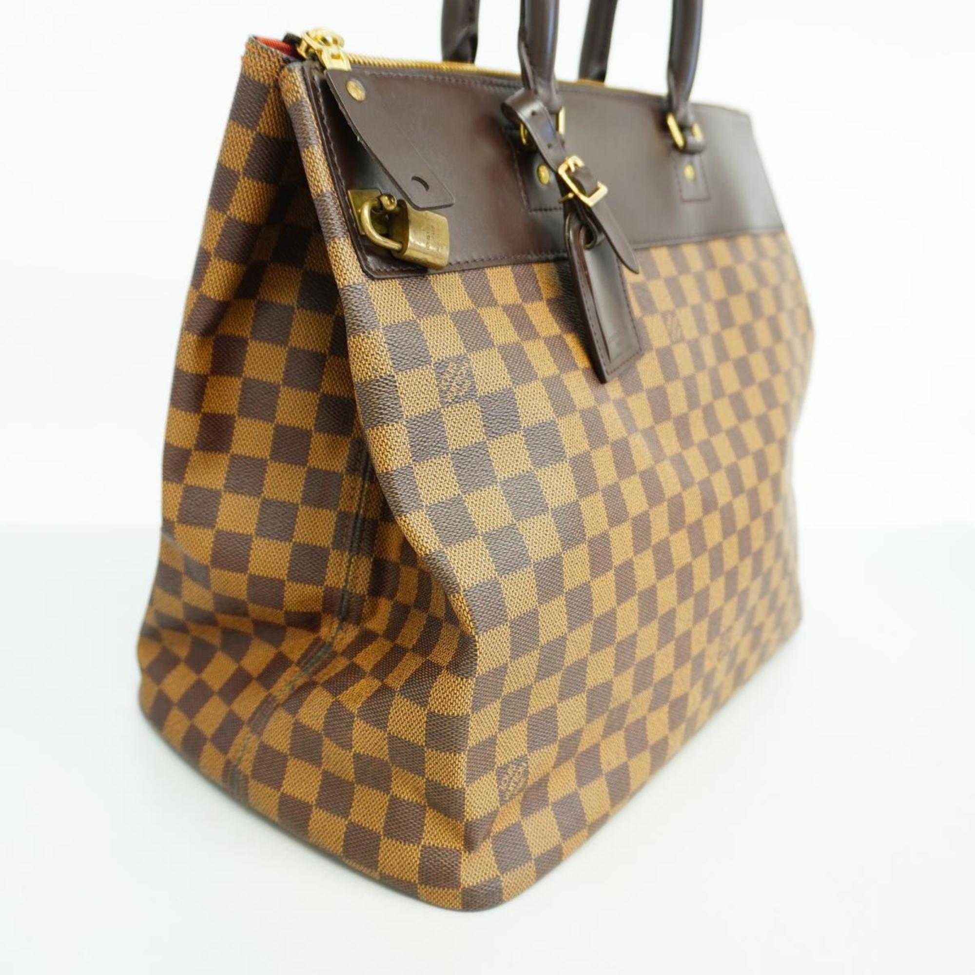 Louis Vuitton Boston Bag Damier Greenwich PM N41165 Ebene Men's Women's