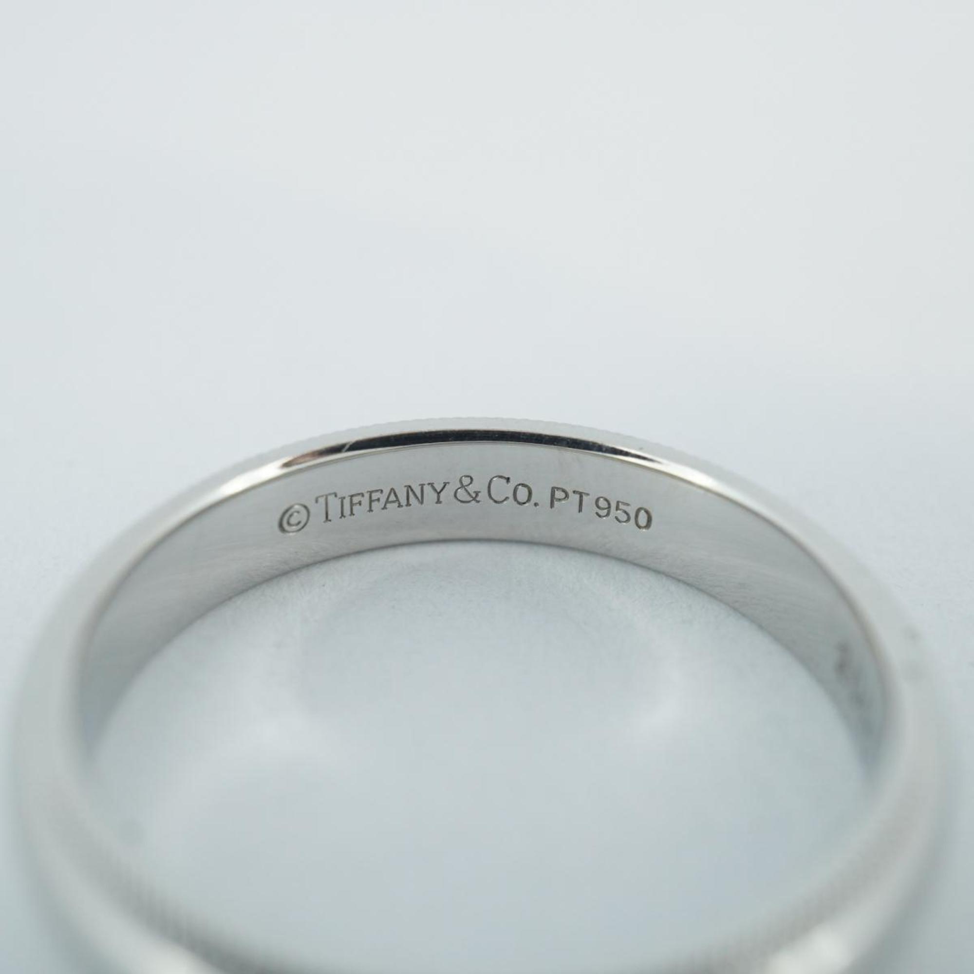 Tiffany Ring Milgrain Pt950 Platinum Men's