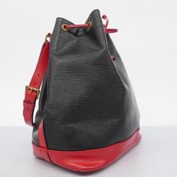 Louis Vuitton Shoulder Bag Epi Noe M44017 Noir Castilian Red Ladies