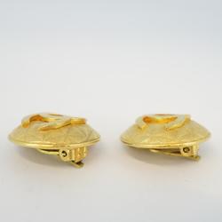 Chanel Earrings Coco Mark Circle GP Plated Gold 95A Women's