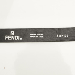 FENDI Buckle Belt Size: 110/125 Black Leather Men's