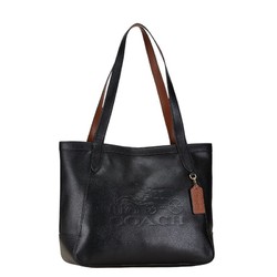 Coach Horse and Carriage Handbag Tote Bag C4062 Black Leather Women's COACH