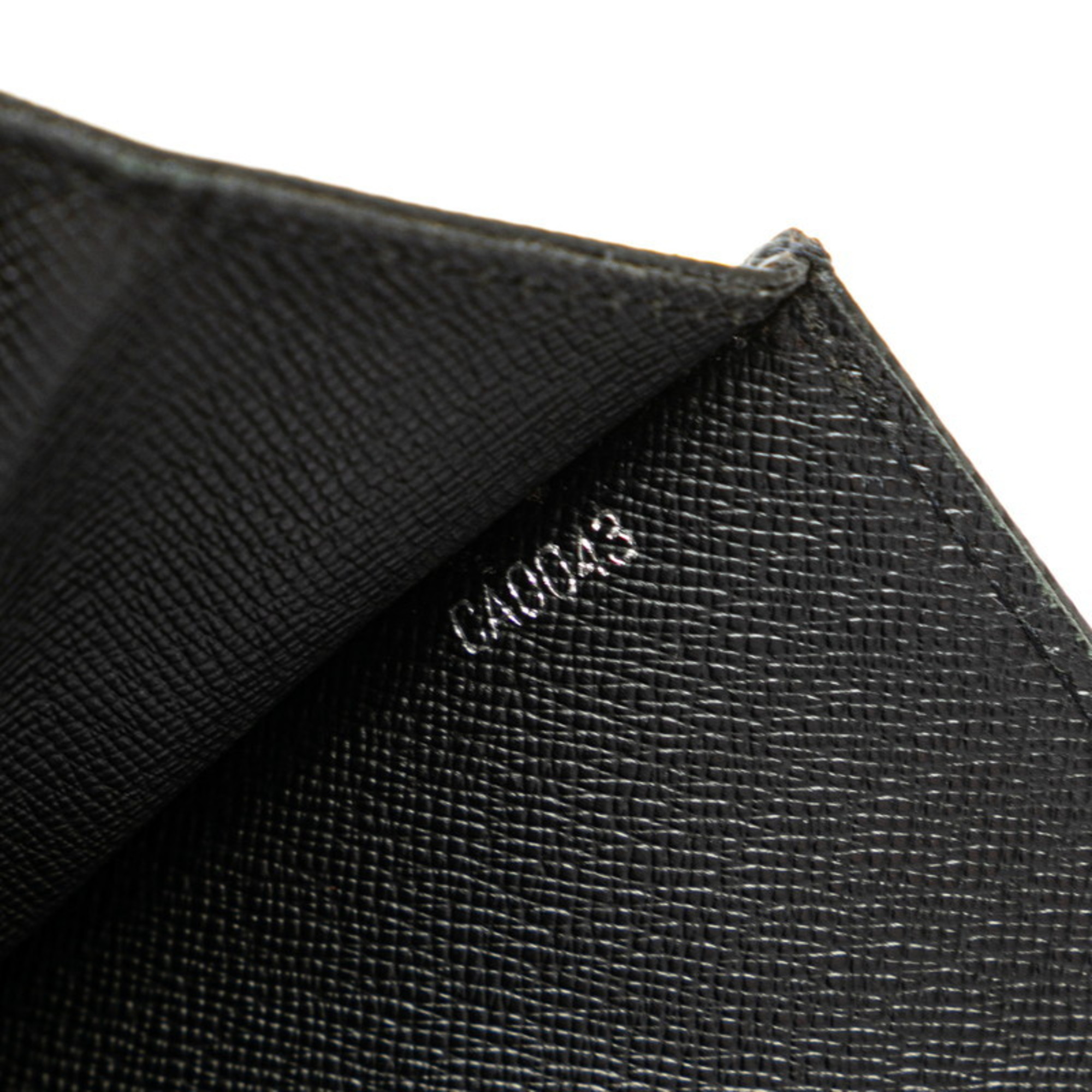 Louis Vuitton Taiga Selenga Clutch Bag Second M30782 Ardoise Black Leather Women's LOUIS VUITTON