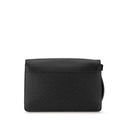 Louis Vuitton Taiga Selenga Clutch Bag Second M30782 Ardoise Black Leather Women's LOUIS VUITTON