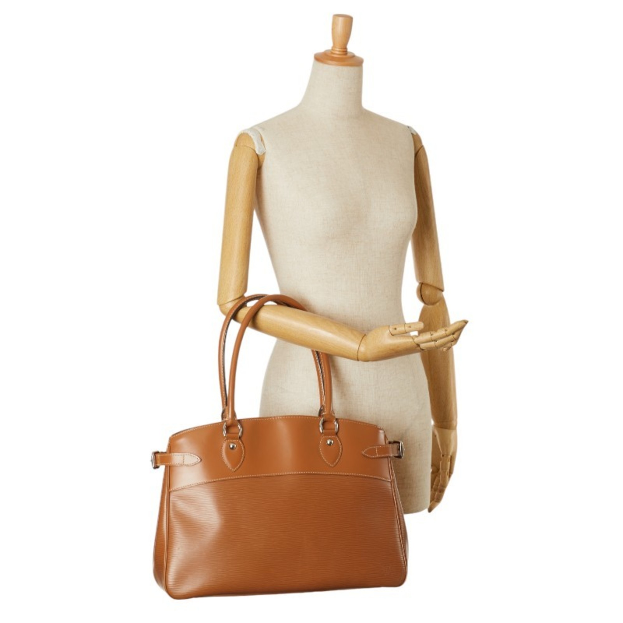 Louis Vuitton Epi Passy GM Handbag M59251 Camel Brown Leather Women's LOUIS VUITTON