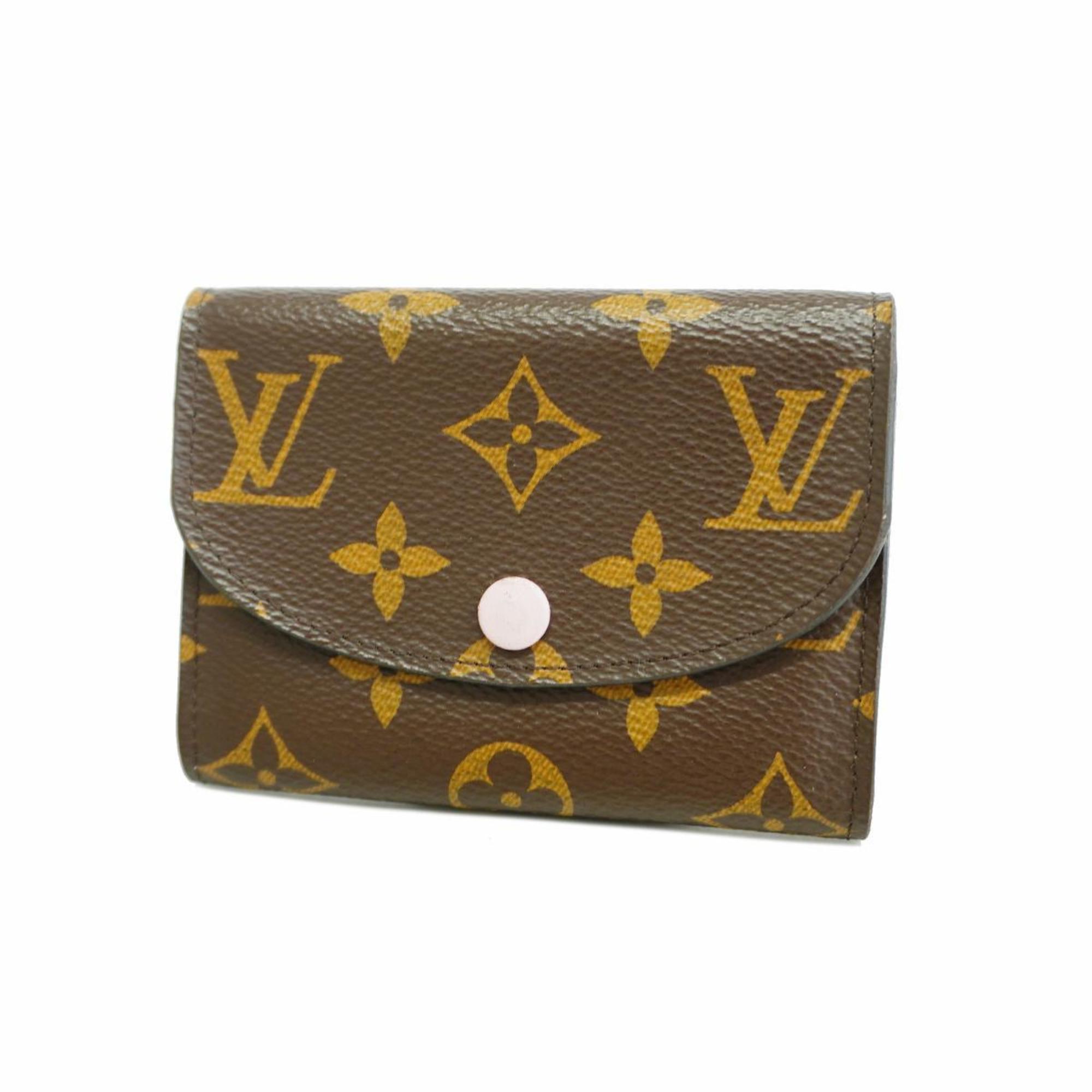 Louis Vuitton Wallet/Coin Case Monogram Porto Monnaie Rosari M62361 Rose Ballerine for Women