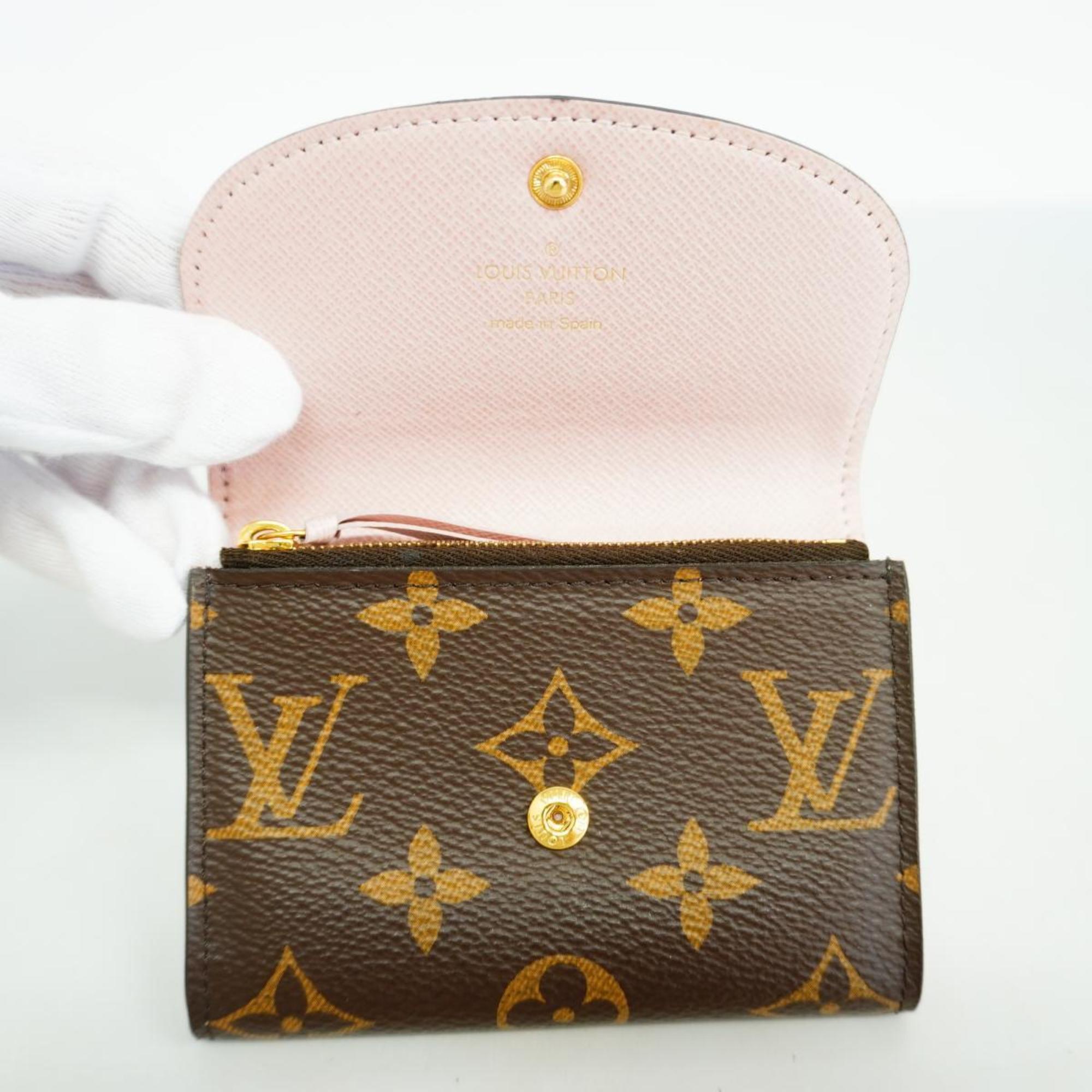 Louis Vuitton Wallet/Coin Case Monogram Porto Monnaie Rosari M62361 Rose Ballerine for Women