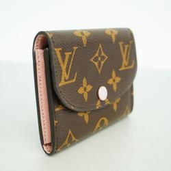 Louis Vuitton Wallet/Coin Case Monogram Porto Monnaie Rosari M62361 Rose Ballerine for Women