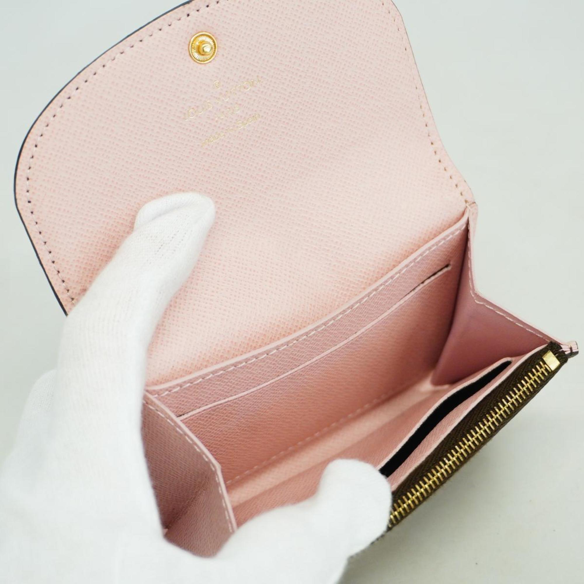 Louis Vuitton Wallet/Coin Case Monogram Porto Monnaie Rosari M62361 Rose Ballerine for Women