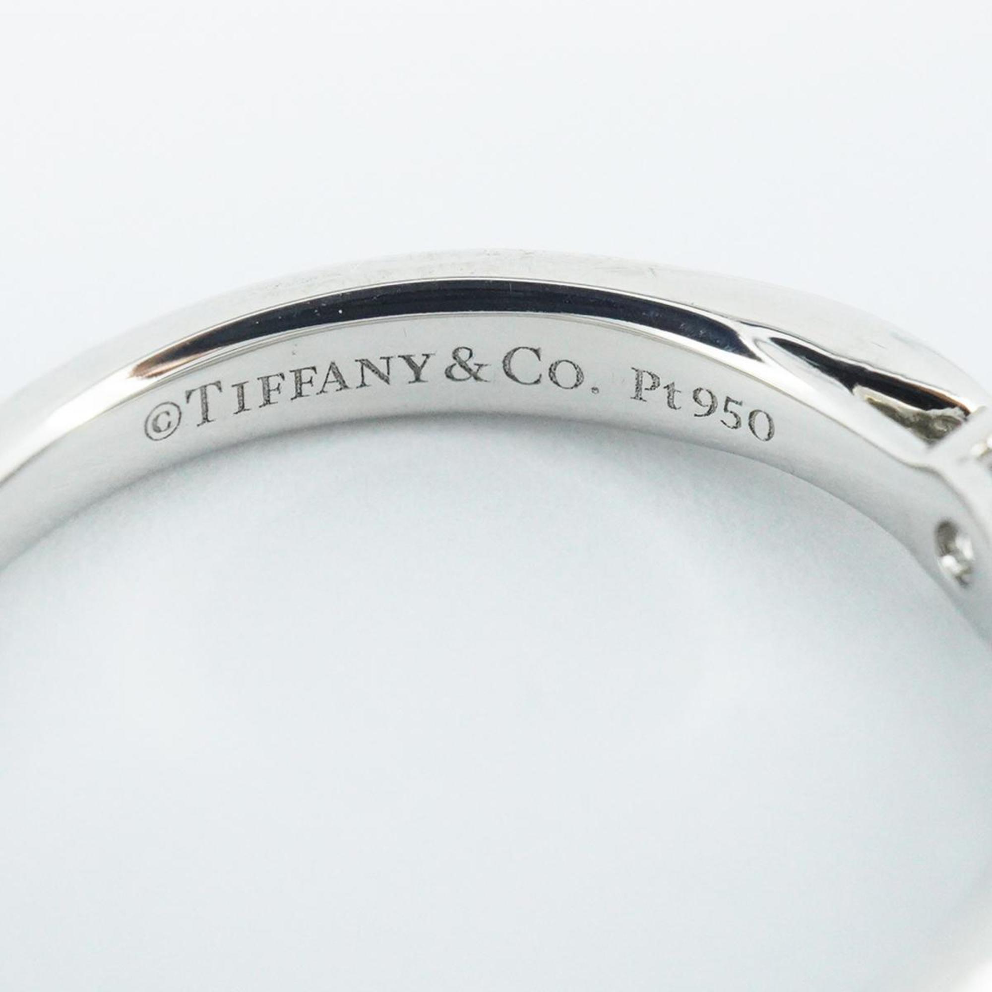 Tiffany Ring Harmony 1PD Diamond Pt950 Platinum 0.18ct Ladies