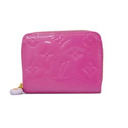 Louis Vuitton Wallets & Coin Cases Vernis LV Remix Zippy Purse M82976 Neon Pink Women's