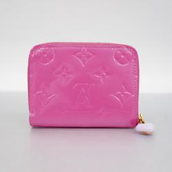 Louis Vuitton Wallets & Coin Cases Vernis LV Remix Zippy Purse M82976 Neon Pink Women's