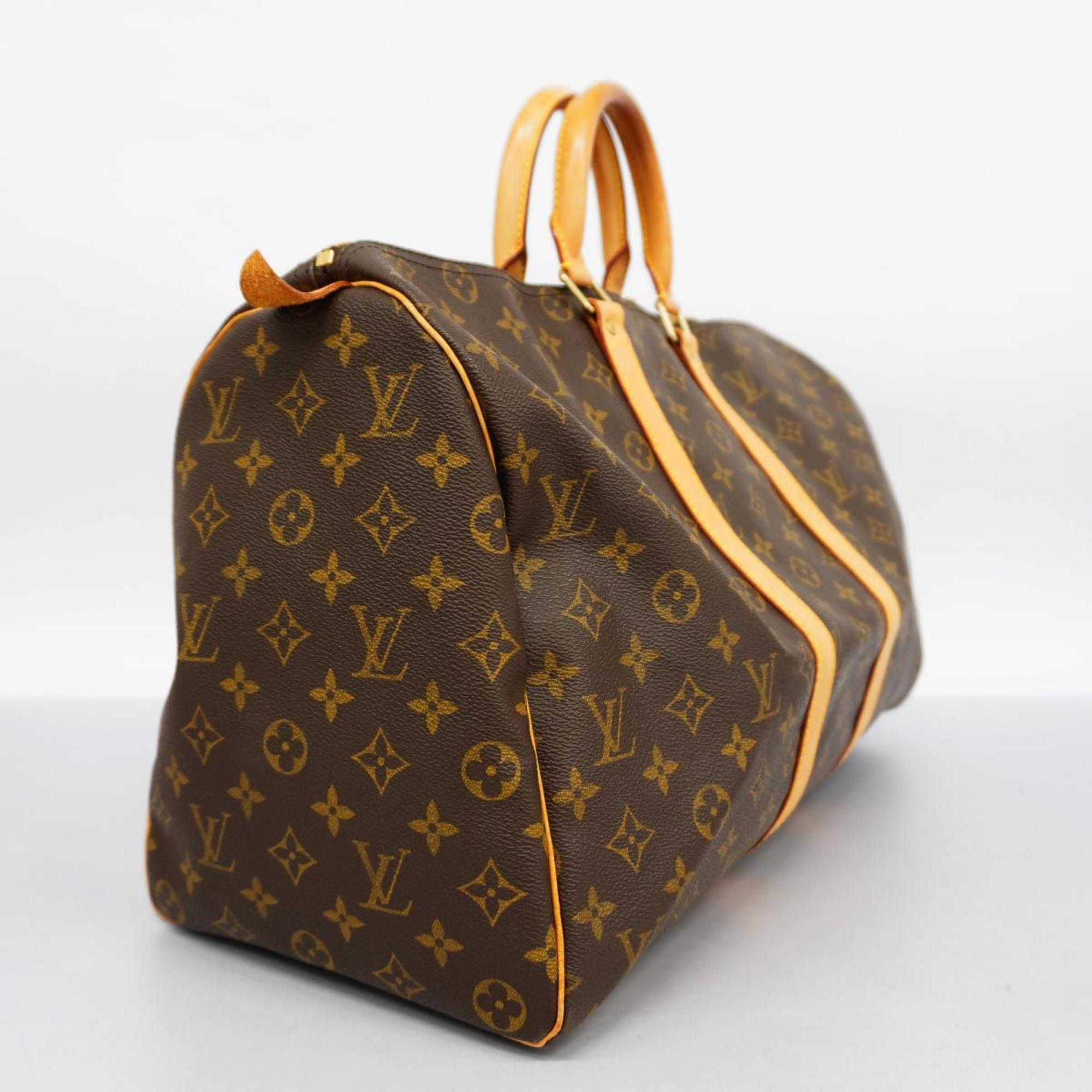 Louis Vuitton Boston Bag Monogram Keepall 45 M41428 Brown Men's Women's