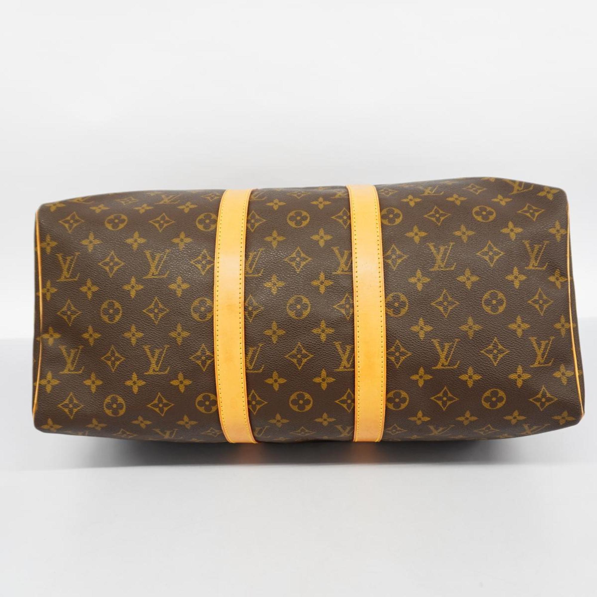 Louis Vuitton Boston Bag Monogram Keepall 45 M41428 Brown Men's Women's